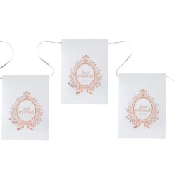 Banderole - Just Married - Métal Rose Gold
