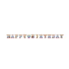 Bannière en papier "Happy Birthday" - 180 x 15 cm - Pat' Patrouille™
