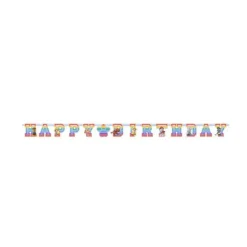Bannière en papier "Happy Birthday" - 180 x 15 cm - Pat' Patrouille™