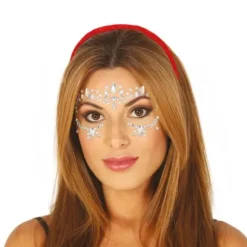 Bijoux de visage adhésifs - Argent