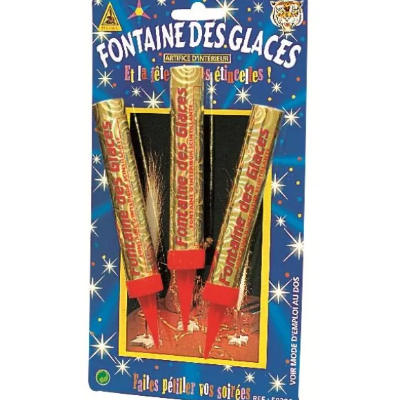 Blister de 3 Fontaines des Glaces 9.5 cm