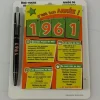 Bloc-notes et Stylo Année de naissance 1961