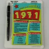 Bloc-notes et Stylo Année de naissance 1971