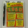 Bloc-notes et Stylo Année de naissance 1949
