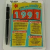 Bloc-notes et Stylo Année de naissance 1991