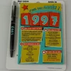 Bloc-notes et Stylo Année de naissance 1997