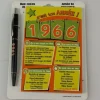 Bloc-notes et Stylo Année de naissance 1966