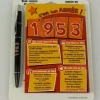 Bloc-notes et Stylo Année de naissance 1953