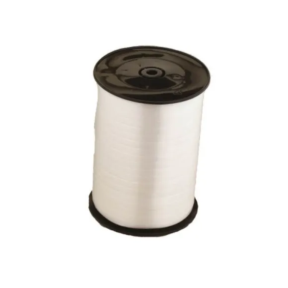 Bobine de bolduc métallisé uni - 7 mm x 50 m - Couleur au choix