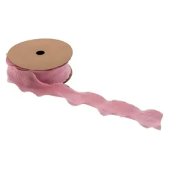 Bobine de ruban plissé - 4 cm x 10 m - Collection Parenthèse Élégante - Couleur au choix