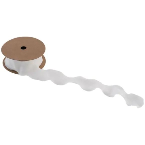 Bobine de ruban plissé - 4 cm x 10 m - Collection Parenthèse Élégante - Couleur au choix