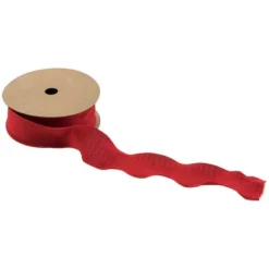Bobine de ruban plissé - 4 cm x 10 m - Collection Parenthèse Élégante - Couleur au choix