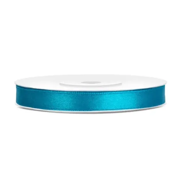 Bobine de ruban satiné - 6 mm x 25 m - Couleur au choix
