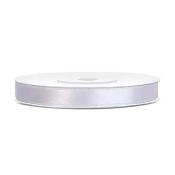 Bobine de ruban satiné - 6 mm x 25 m - Couleur au choix