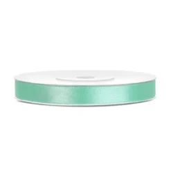 Bobine de ruban satiné - 6 mm x 25 m - Couleur au choix