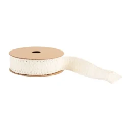 Bobine de ruban tressé - 25 mm x 3 m - Couleur au choix