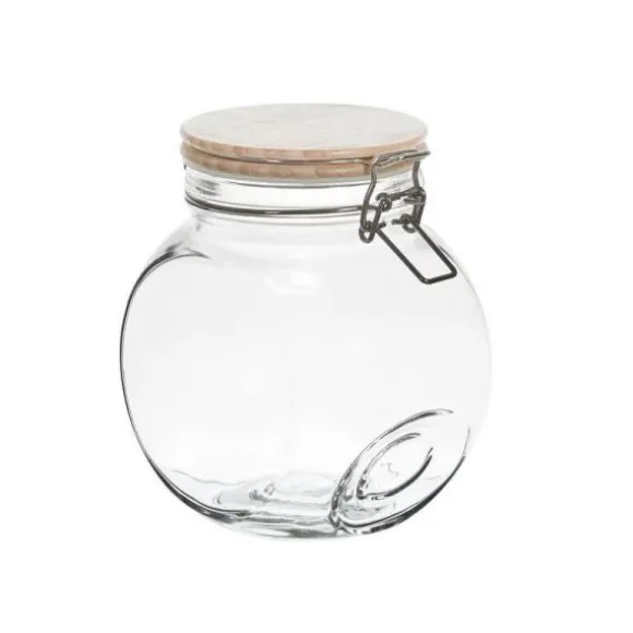 Bocal de Conservation Verre et Bois - 1,7 L