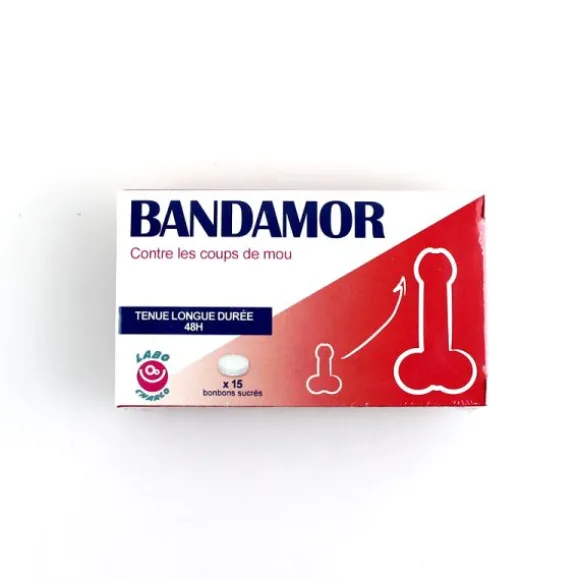 Boite de Médicaments Bonbons Humoristiques " Bandamor"