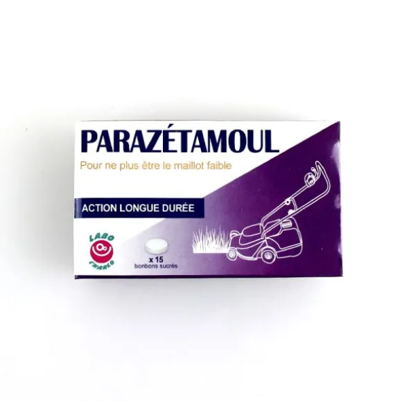 Boite de Médicaments Bonbons Humoristiques "Parazétamoul"