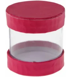 Boite à Dragées Ronde - Fuchsia