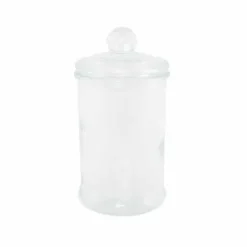 Bonbonnière en Verre avec Couvercle - 19 cm