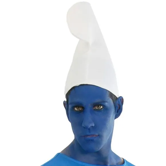 Bonnet Blanc de Lutin Bleu