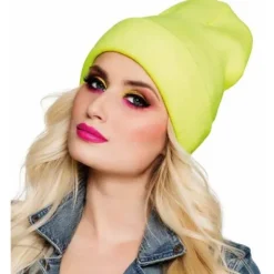 Bonnet Jaune Fluo Adulte