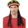 Bonnet Rasta Jamaïque avec dreadlocks