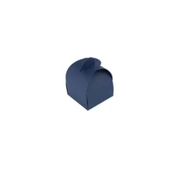10 Boîtes Arrondies - 7 cm - Couleur Bleu Marine