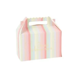 4 Boîtes à cadeaux - Collection Mahault Pastel et Or