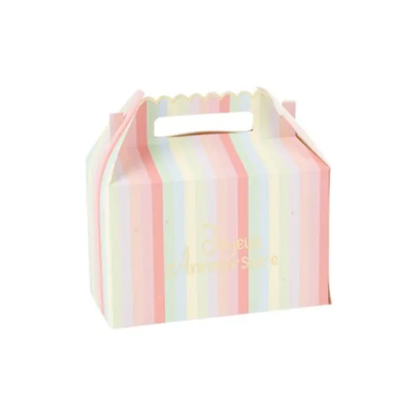 4 Boîtes à cadeaux - Collection Mahault Pastel et Or