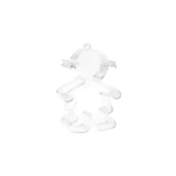 Boîtes à dragées "Fille" x4 - Transparente