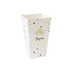 6 boîtes à pop-corn "Joyeux Anniversaire" - Collection Splendid