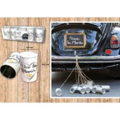 5 Boîtes à voiture balai pré-percées