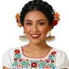Boucles d'oreilles de Mexicaine avec sombreros