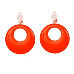 Boucles d'oreilles fluo - Couleur au choix