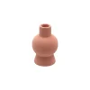 Bougeoir en Céramique Terracotta - 8 x 12,2 cm