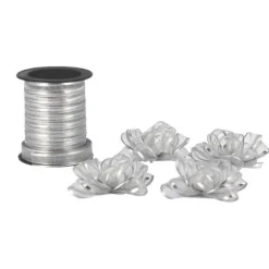 Bougie cylindrique à LED en cire - 7 x 10 cm - Couleur au choix