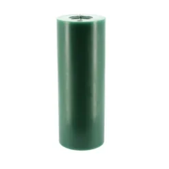Bougie cylindrique à LED en cire - 7 x 20 cm - Couleur au choix
