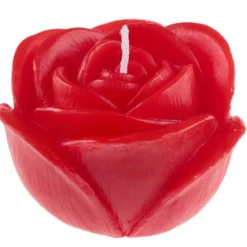 Bougie en forme de rose - Couleur au choix