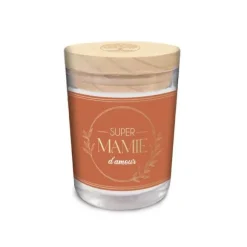 Bougie en verre - Super Mamie d'amour - Mamie - Collection Mamie d'Amour