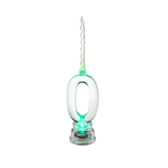 Bougie Led Chiffre 0