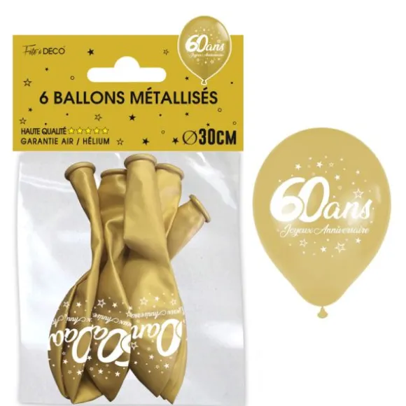 Bougie métallisée dorée pour anniversaire - 6 cm - Chiffre au choix