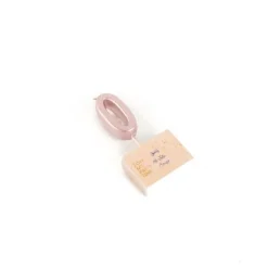 Bougie métallisée en forme de chiffre sur pic - Argent - 4,3 cm - Chiffre au choix