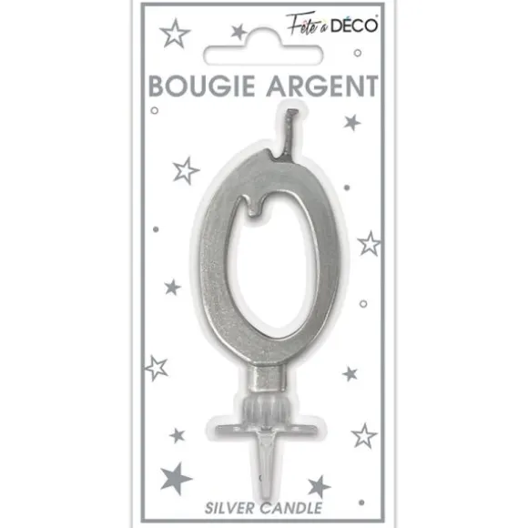 Bougie multicolore pastel en forme de chiffre - Chiffre au choix
