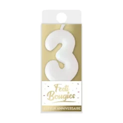 10 bougies argentées avec bobèche - 7,5 cm