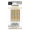 10 bougies avec bobèches - Collection Léopard