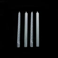 4 Bougies Chandelles - Argent