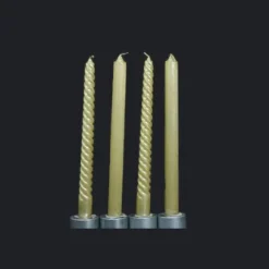 4 Bougies Chandelles - Dorées