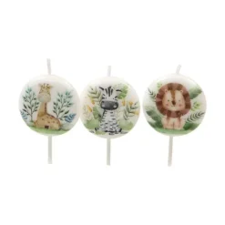 3 bougies - Collection Animaux de la Savane